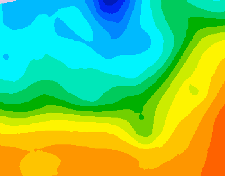 GDPS 500 millibar geopotential height 234 hour forecast chart for Canada based on 2026/09/21 0000Z data