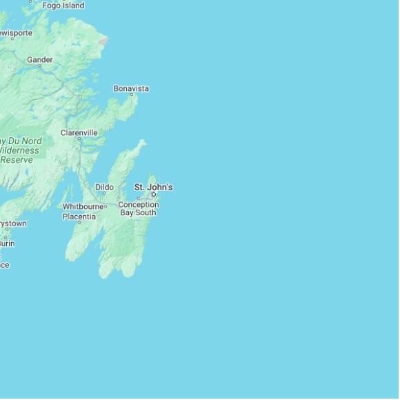basemap 480 by 480 kilometres with centre at 47.5N 52.0W