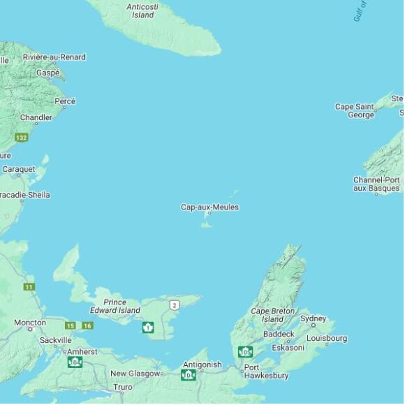 basemap 480 by 480 kilometres with centre at 47.5N 62.0W