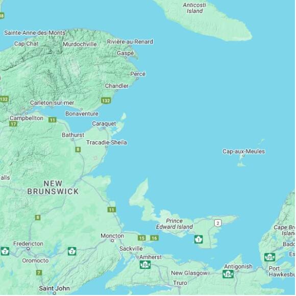 basemap 480 by 480 kilometres with centre at 47.5N 64.0W