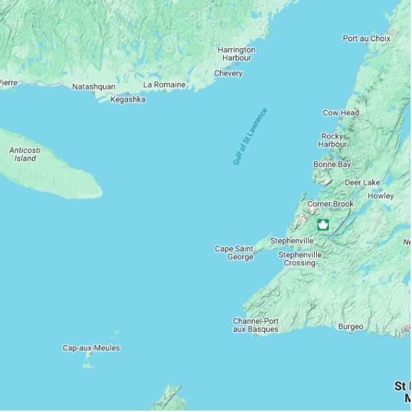 basemap 480 by 480 kilometres with centre at 49.0N 60.0W