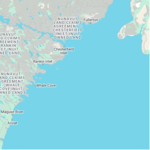 basemap 480 by 480 kilometres with centre at 62.5N 90.0W