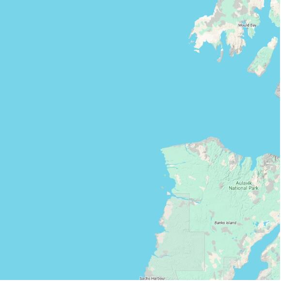 basemap 480 by 480 kilometres with centre at 74.5N 126.0W