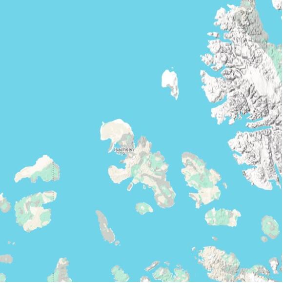 basemap 480 by 480 kilometres with centre at 79.0N 102.0W