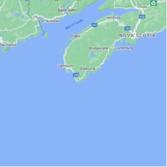 basemap 480 by 480 kms centered on station CACP at BACCARO PT NS