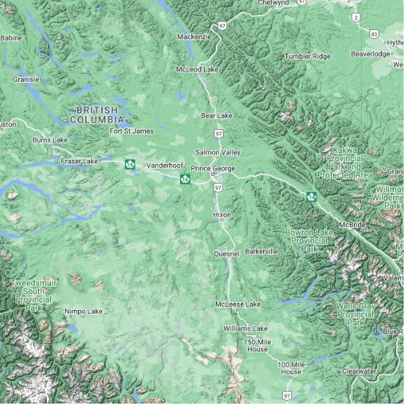 basemap 480 by 480 kms centred on radar CASPG