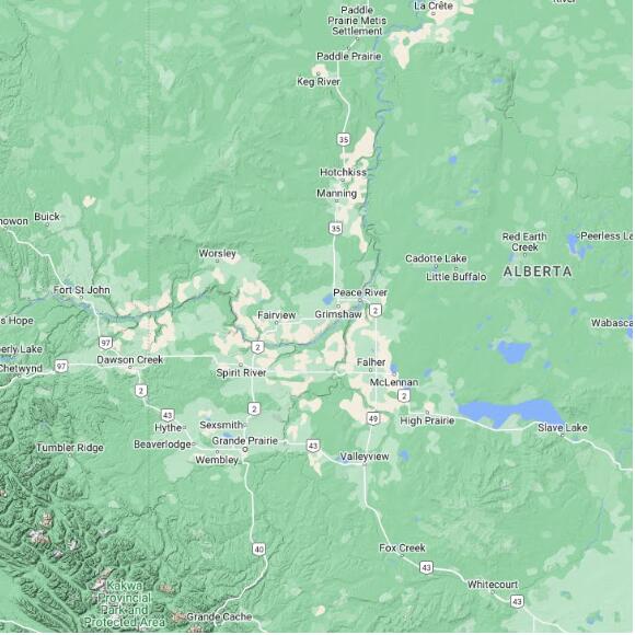 basemap 480 by 480 kms centered on station CPBN at BROWNVALE AGCM AB