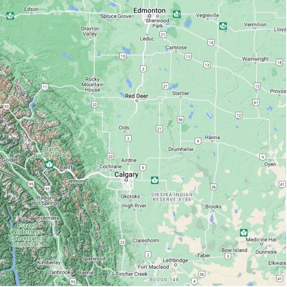 basemap 480 by 480 kms centered on station CPLA at LINDEN AGCM AB