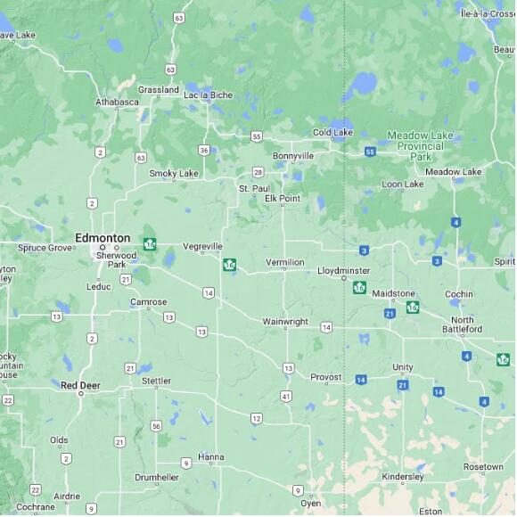 basemap 480 by 480 kms centered on station CPMA at MANNVILLE AGCM AB