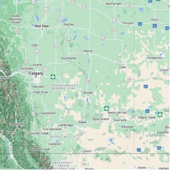basemap 480 by 480 kms centered on station CPRO at ROSEMARY AGDM AB