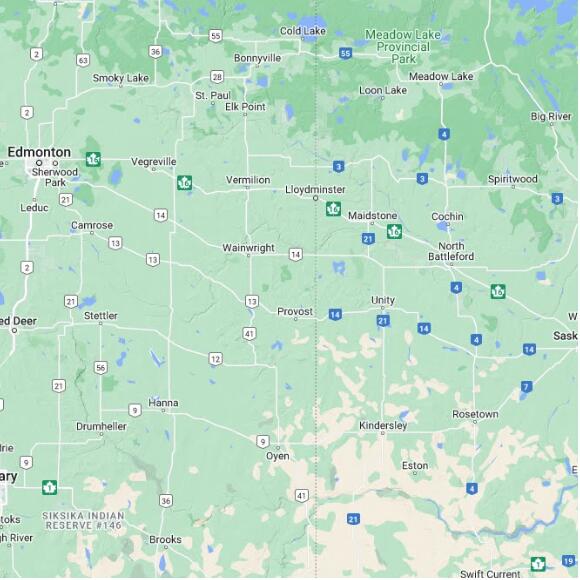 basemap 480 by 480 kms centered on station CPRS at RIBSTONE SOUTH AGCM AB