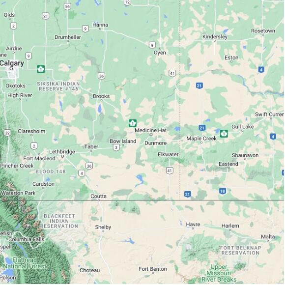 basemap 480 by 480 kms centered on station CPSV at SEVEN PERSONS AGDM AB