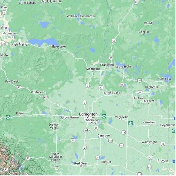 basemap 480 by 480 kms centered on station CPTA at TAWATINAW AGCM AB