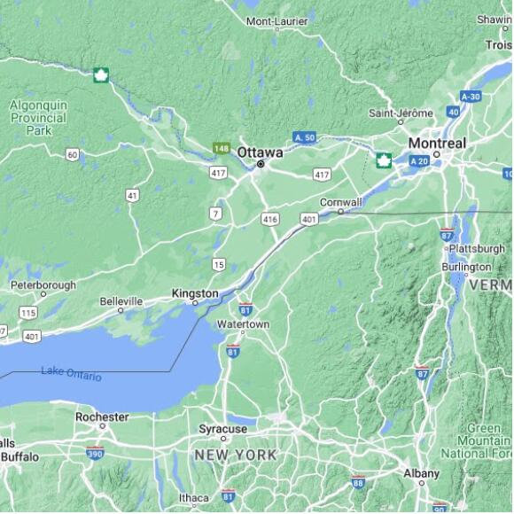 basemap 480 by 480 kms centered on station CTBOM at BROCKVILLE CLIMATE ON