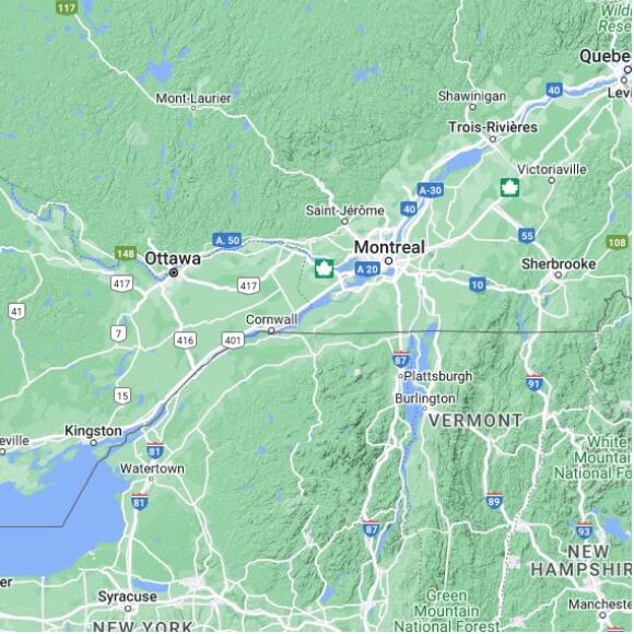 basemap 480 by 480 kms centered on station CWBZM at ST-ANICET 1 QC