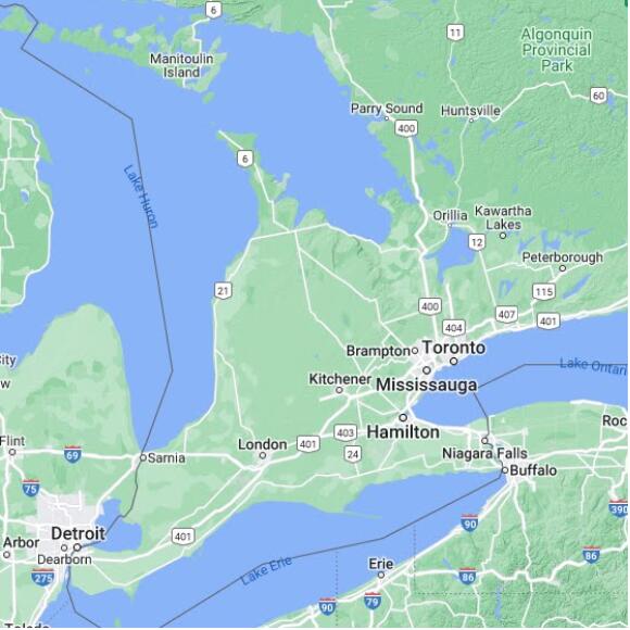 basemap 480 by 480 kms centered on station CWLS at MOUNT FOREST ON