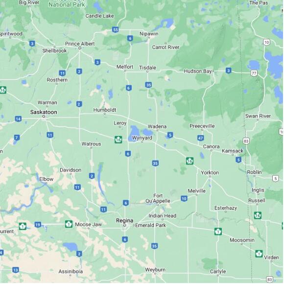 basemap 480 by 480 kms centered on station CWOY at WYNYARD (AUT) SK