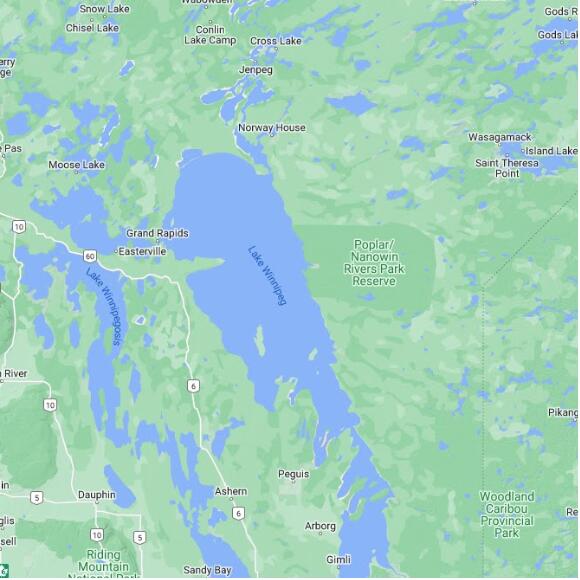 basemap 480 by 480 kms centered on station CWWS at GEORGE ISLAND (AUT) MB