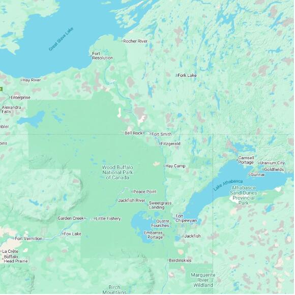 basemap 480 by 480 kms centered on station PKCCBA040A4 at Benchmark AB