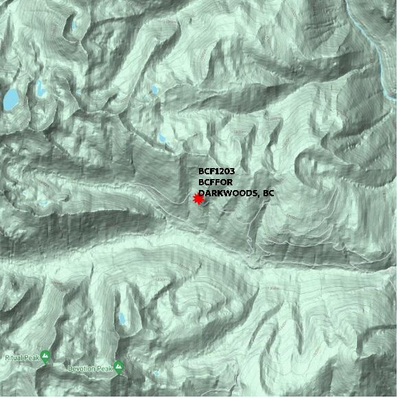 map at zoomlvl 10x10 kilometres for DARKWOODS
