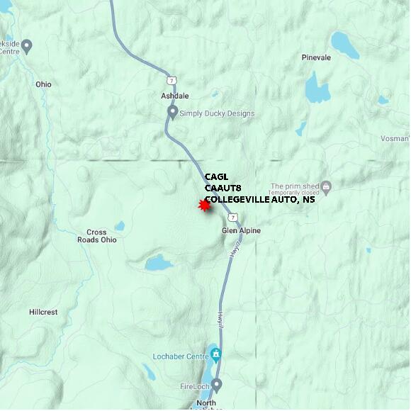 map at zoomlvl 10x10 kilometres for COLLEGEVILLE AUTO