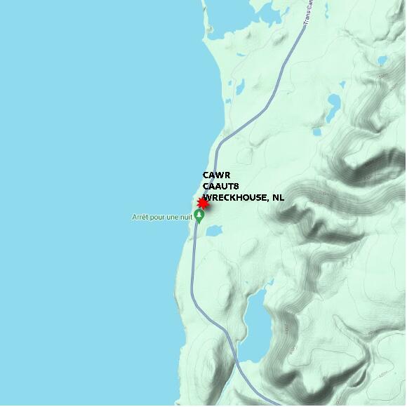 map at zoomlvl 10x10 kilometres for WRECKHOUSE