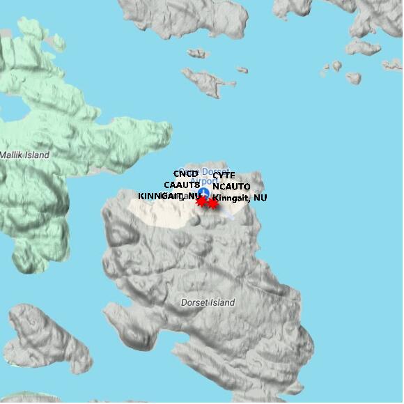 map at zoomlvl 10x10 kilometres for KINNGAIT