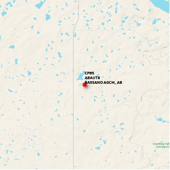 map at zoomlvl 10x10 kilometres for BASSANO AGCM