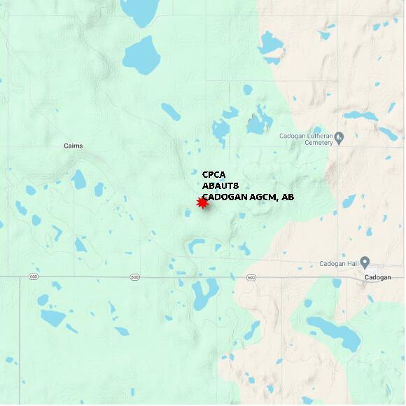 map at zoomlvl 10x10 kilometres for CADOGAN AGCM