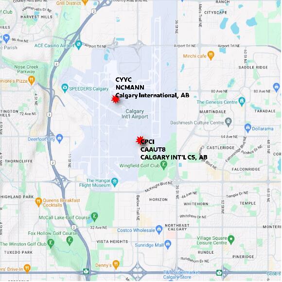 map at zoomlvl 10x10 kilometres for CALGARY INT'L CS