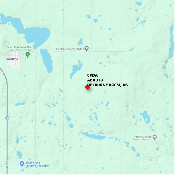 map at zoomlvl 10x10 kilometres for DELBURNE AGCM
