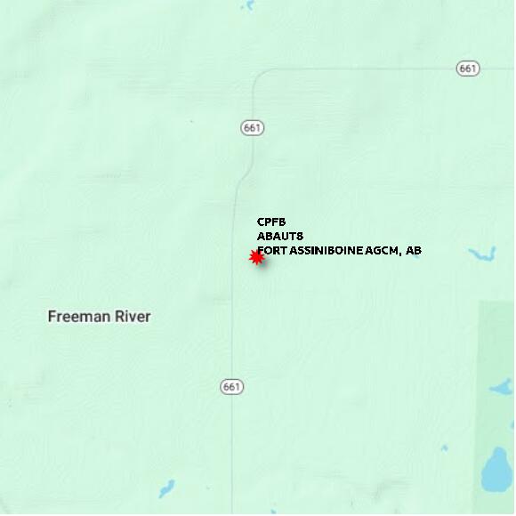map at zoomlvl 10x10 kilometres for FORT ASSINIBOINE AGCM