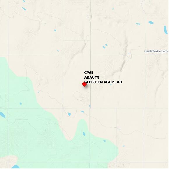 map at zoomlvl 10x10 kilometres for GLEICHEN AGCM