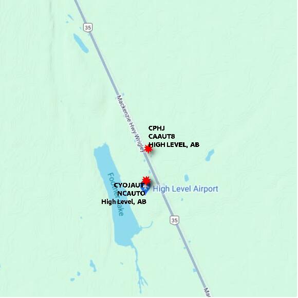map at zoomlvl 10x10 kilometres for HIGH LEVEL