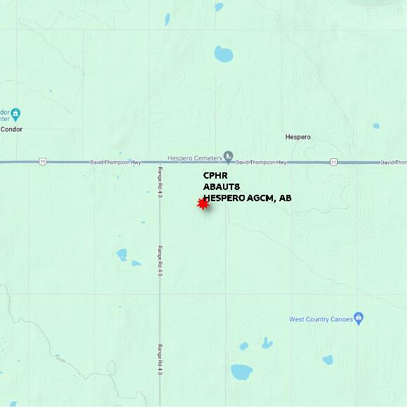 map at zoomlvl 10x10 kilometres for HESPERO AGCM