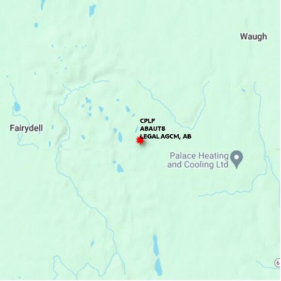 map at zoomlvl 10x10 kilometres for LEGAL AGCM