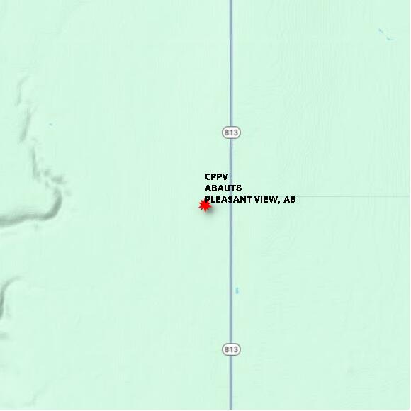 map at zoomlvl 10x10 kilometres for PLEASANT VIEW