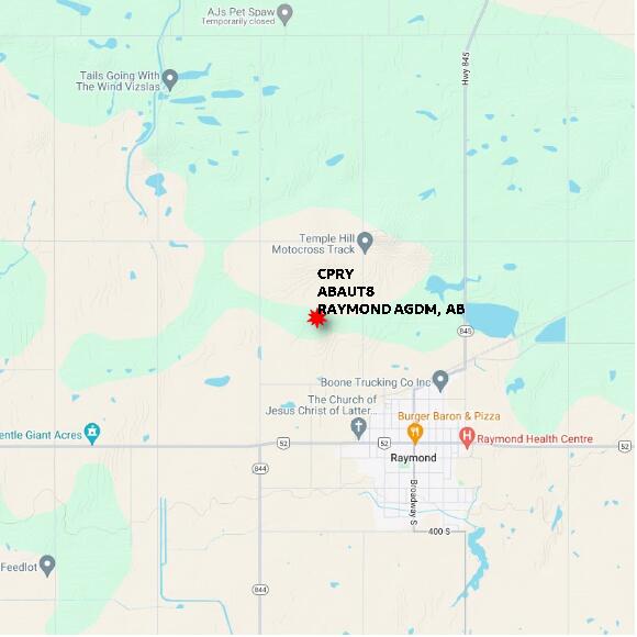 map at zoomlvl 10x10 kilometres for RAYMOND AGDM