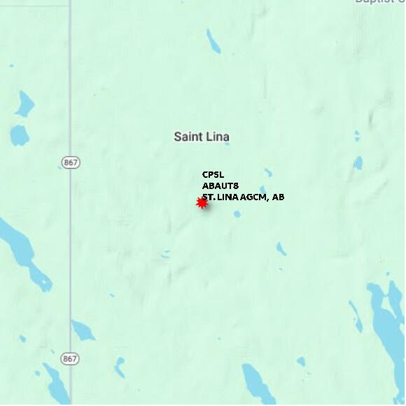 map at zoomlvl 10x10 kilometres for ST. LINA AGCM