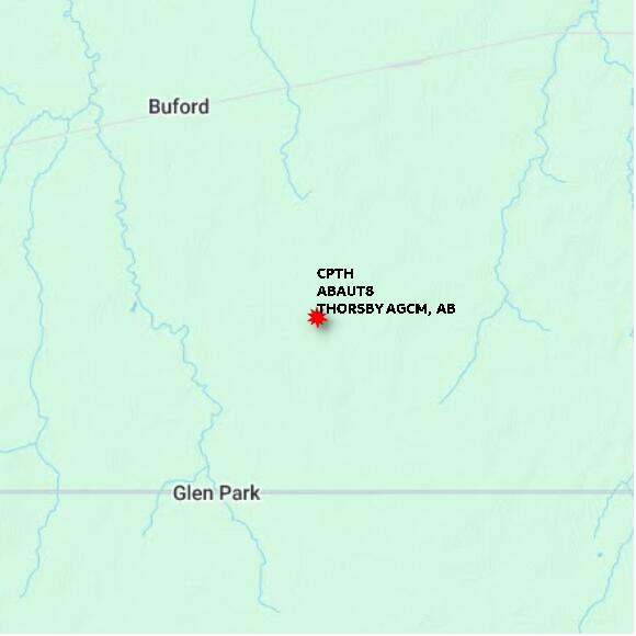 map at zoomlvl 10x10 kilometres for THORSBY AGCM