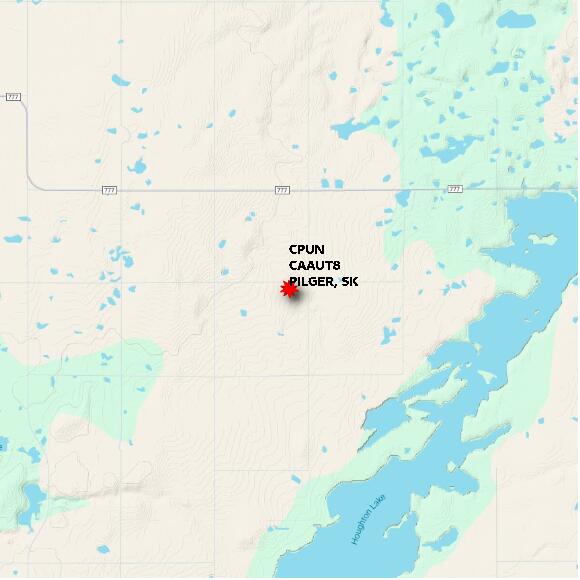 map at zoomlvl 10x10 kilometres for PILGER