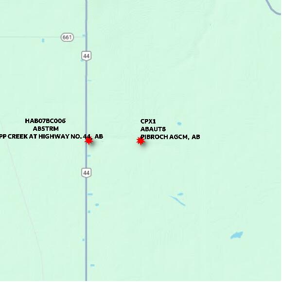 map at zoomlvl 10x10 kilometres for PIBROCH AGCM