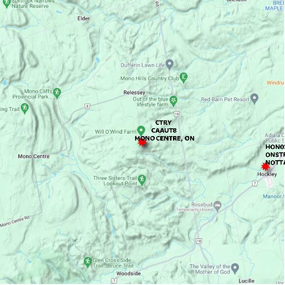 map at zoomlvl 10x10 kilometres for MONO CENTRE