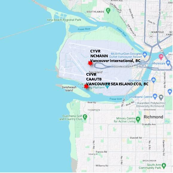 map at zoomlvl 10x10 kilometres for VANCOUVER SEA ISLAND CCG