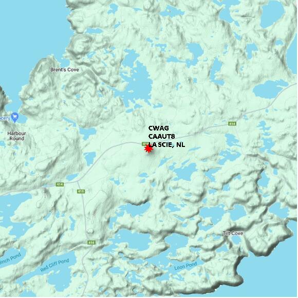 map at zoomlvl 10x10 kilometres for LA SCIE