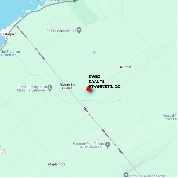 map at zoomlvl 10x10 kilometres for ST-ANICET 1