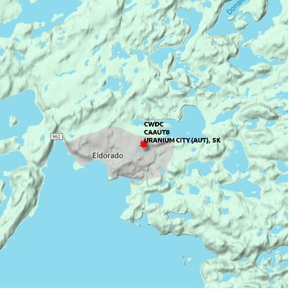 map at zoomlvl 10x10 kilometres for URANIUM CITY (AUT)