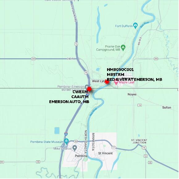 map at zoomlvl 10x10 kilometres for EMERSON AUTO