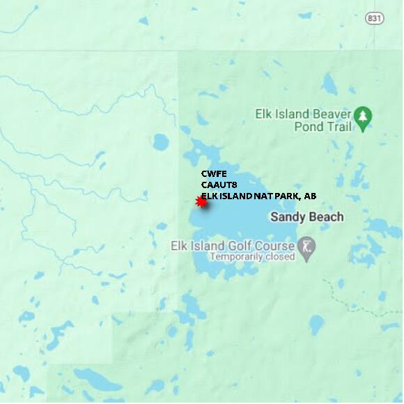 map at zoomlvl 10x10 kilometres for ELK ISLAND NAT PARK