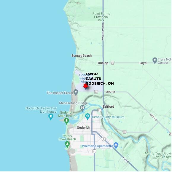 map at zoomlvl 10x10 kilometres for GODERICH
